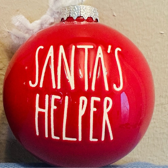 Rae Dunn Ceramic Ornaments Set of 3! - Picture 4 of 6